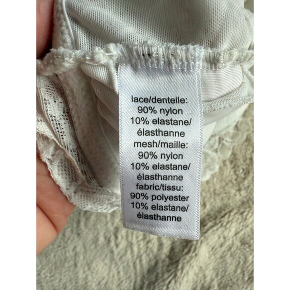 Maurices White Lace Bralet Size Large - Picture 3 of 4